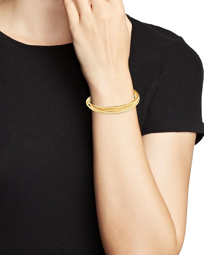 Shop Marco Bicego 18k Yellow Gold Cairo Five-strand Bracelet