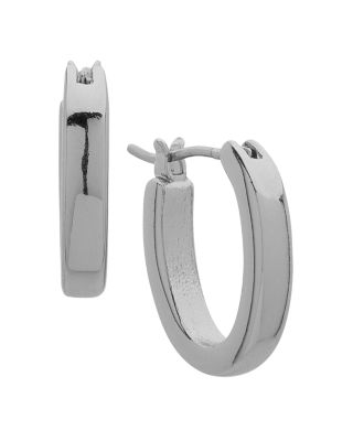 Small Oval Hoop Earrings