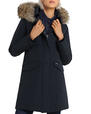 Woolrich John Rich Bros Modern Vail Fur Trim Coat 100 Exclusive Bloomingdale S
