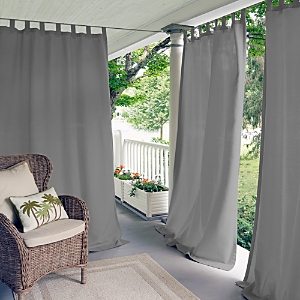 Elrene Home Fashions Matine Indoor/outdoor Window Panel, 52 X 84 In Gray