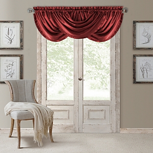 Elrene Home Fashions Versailles Window Valance, 52 X 36 In Rouge
