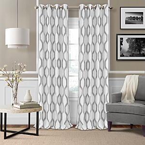 Elrene Home Fashions Renzo Blackout Window Panel, 52 X 95 In Light Gray