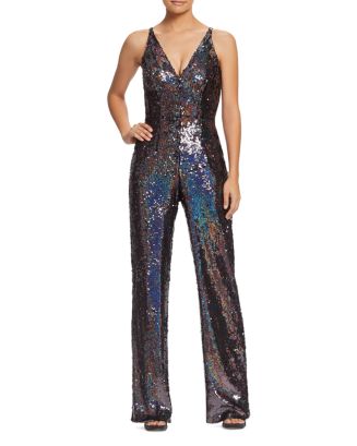 Dress the Population Charlie Sequined Jumpsuit | Bloomingdale's