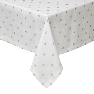 Mode Living Vogue Tablecloth, 66 X 108 In Gold