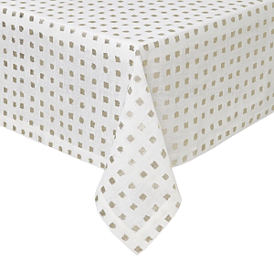 Mode Living Antibes Tablecloth, 66 X 90 In Gold