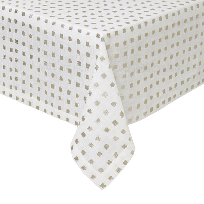Mode Living Antibes Tablecloth, 70 Round In Gold