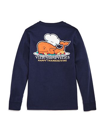 Vineyard Vines Boys' Long-Sleeve Thanksgiving Turkey Shirt - Little Kid ...