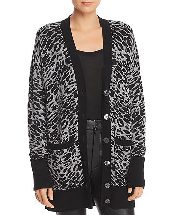 Equipment Fenwick Leopard Print Cardigan Bloomingdale S