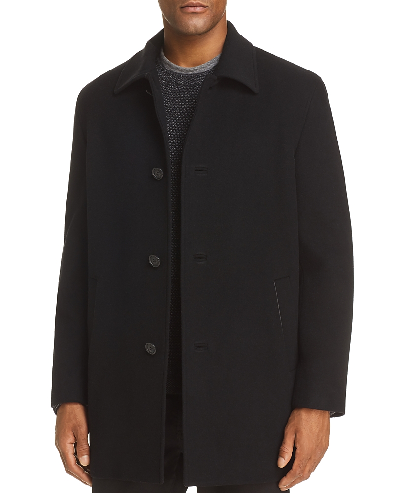 Cole Haan Wool Cashmere Topper Coat