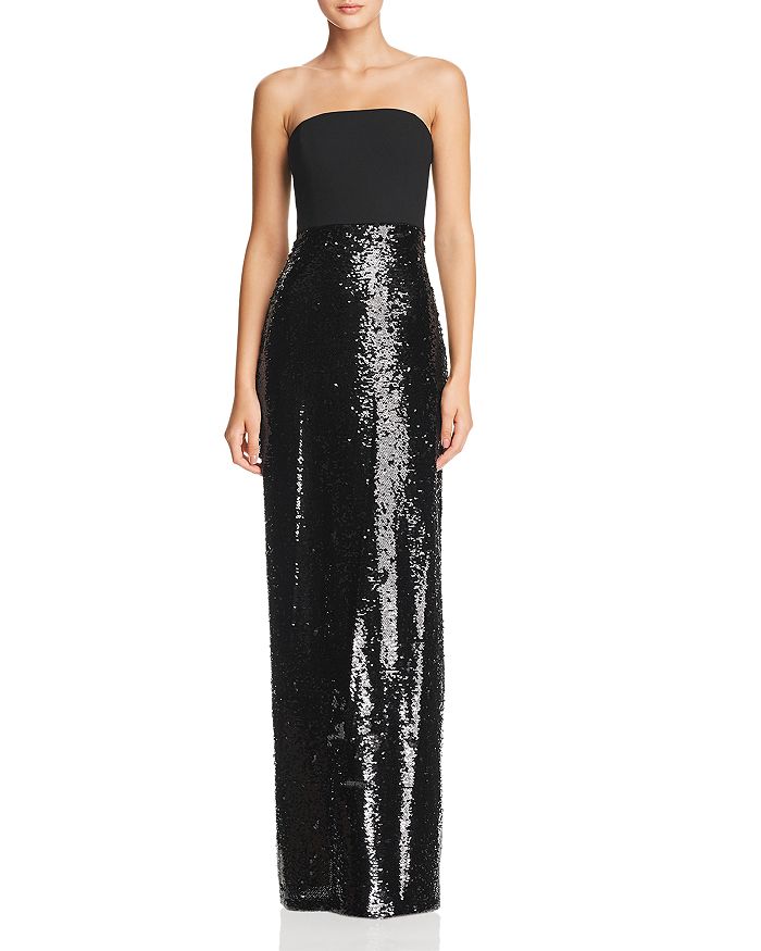Aidan by Aidan Mattox Strapless Sequined Gown - 100% Exclusive ...