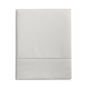 Hudson Park Collection 680tc Flat Sateen Sheet, Full - 100% Exclusive In Silver