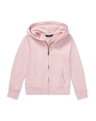 Ralph Lauren - Girls' French Terry Zip-Up Hoodie - Big Kid