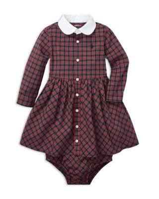 girls tartan shirt dress