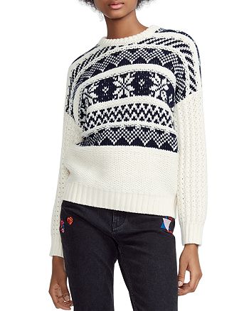 geo pattern sweater