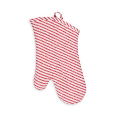 Striped Oven Mitt