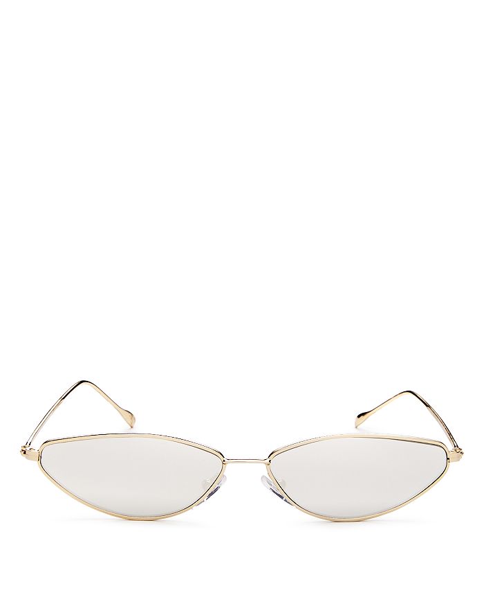 Illesteva Women's Nimbin Mirrored Cat Eye Sunglasses, 50mm In Gold/gray