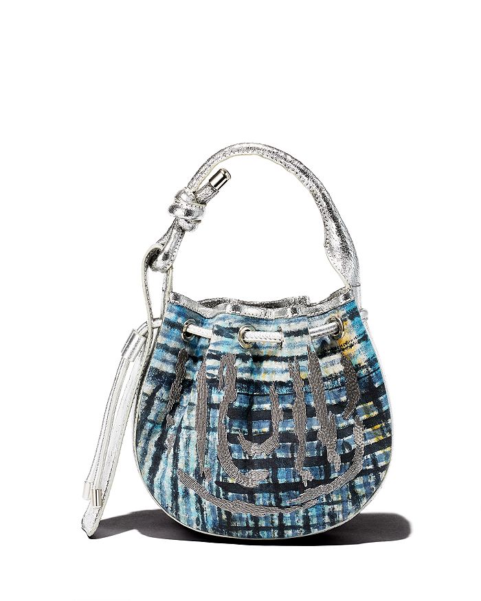 Behno Ina Beaded Mini Bucket Bag - 100% Exclusive In Blue/silver