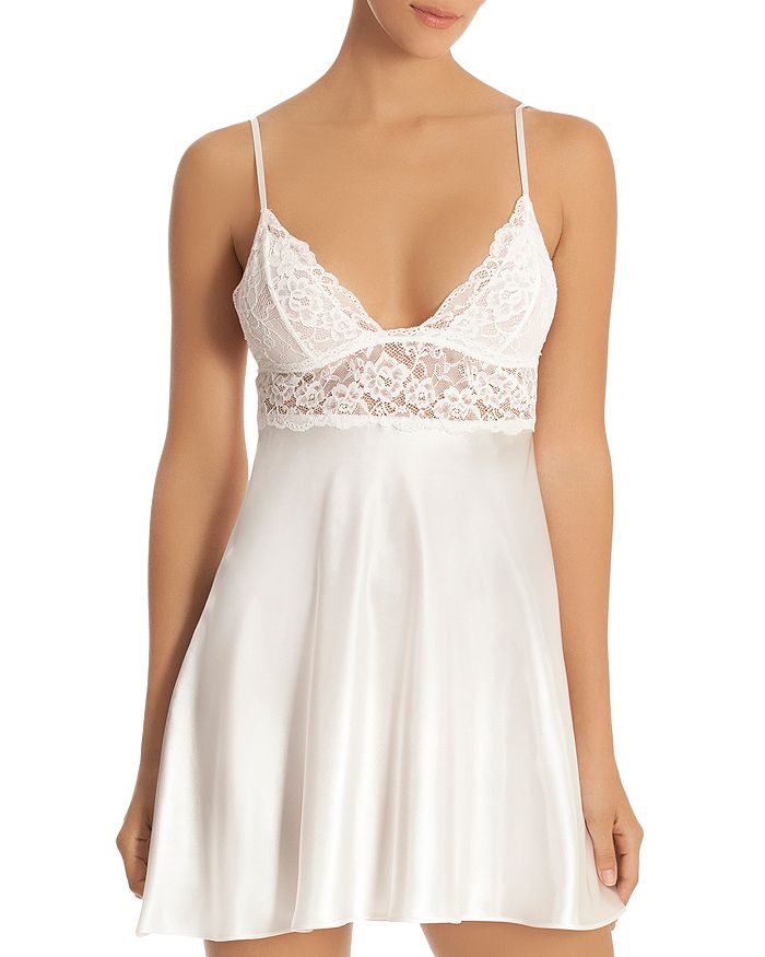 Shop In Bloom By Jonquil Satin Charmeuse Chemise - 100% Exclusive In Ivory