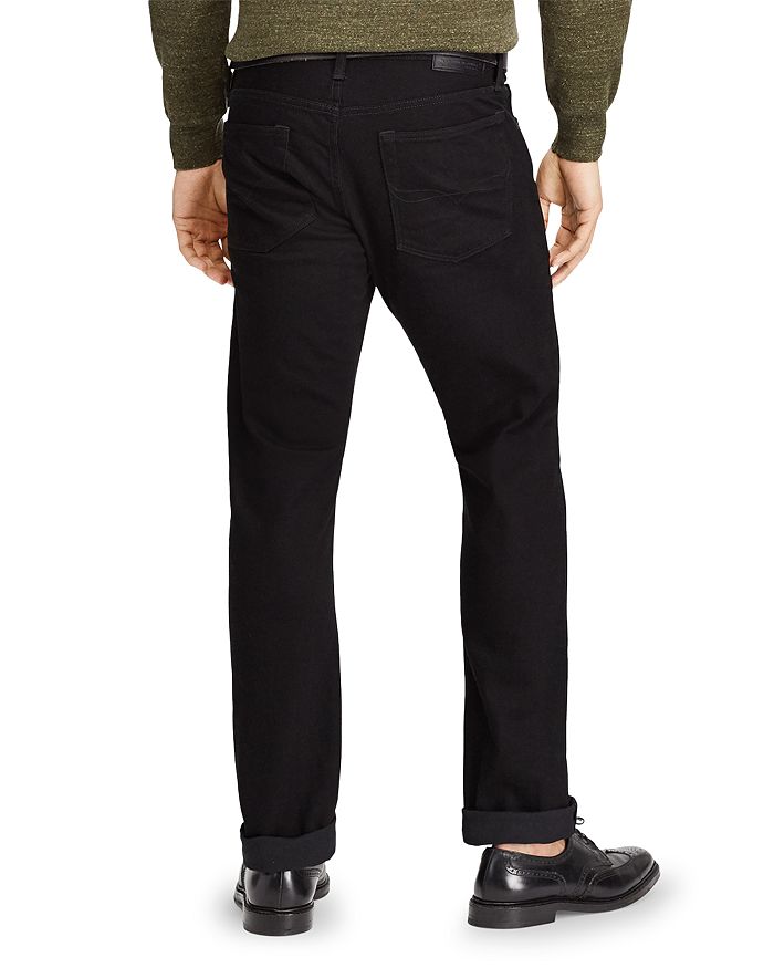 Shop Polo Ralph Lauren Stretch Varick Slim Straight Fit Jeans In Black