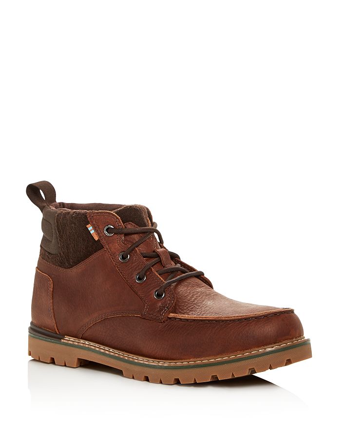 Toms Men's Hawthorne Waterproof Leather Hiking Boots In Brown