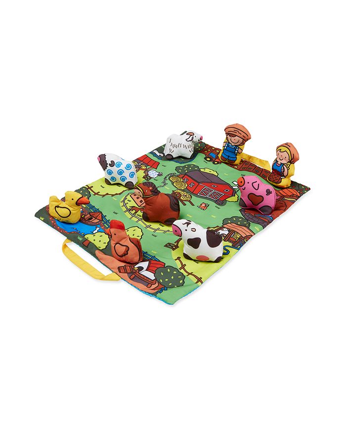 MELISSA & DOUG Take-Along Farm Play Mat - Ages 6 Months+