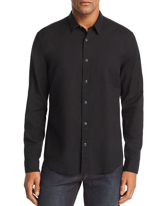 John Varvatos Star USA Clean Snap-Front Regular Fit Oxford Shirt ...