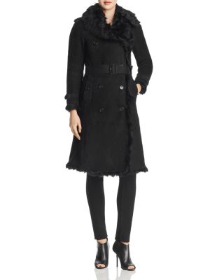 Burberry Tolladine Shearling Trench 