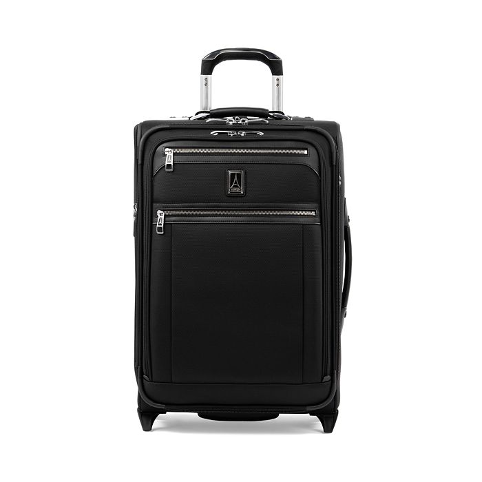 Travelpro Platinum Elite 22 Expandable Carry On Rollaboard In Shadow Black