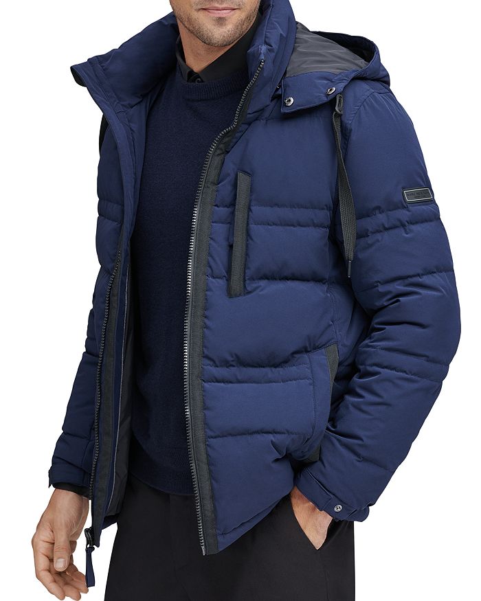 MARC NEW YORK HUXLEY REMOVABLE-HOOD DOWN JACKET,MM8AD466