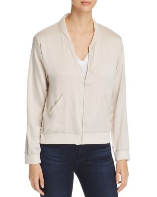 linen bomber jacket womens