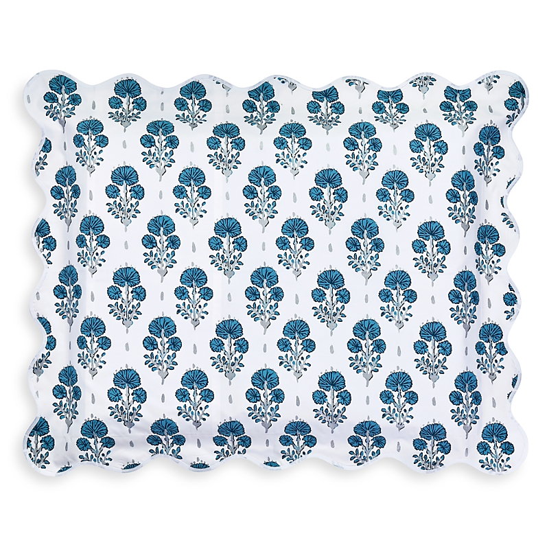Matouk Lulu Dk For Joplin King Sham In Mineral Blue