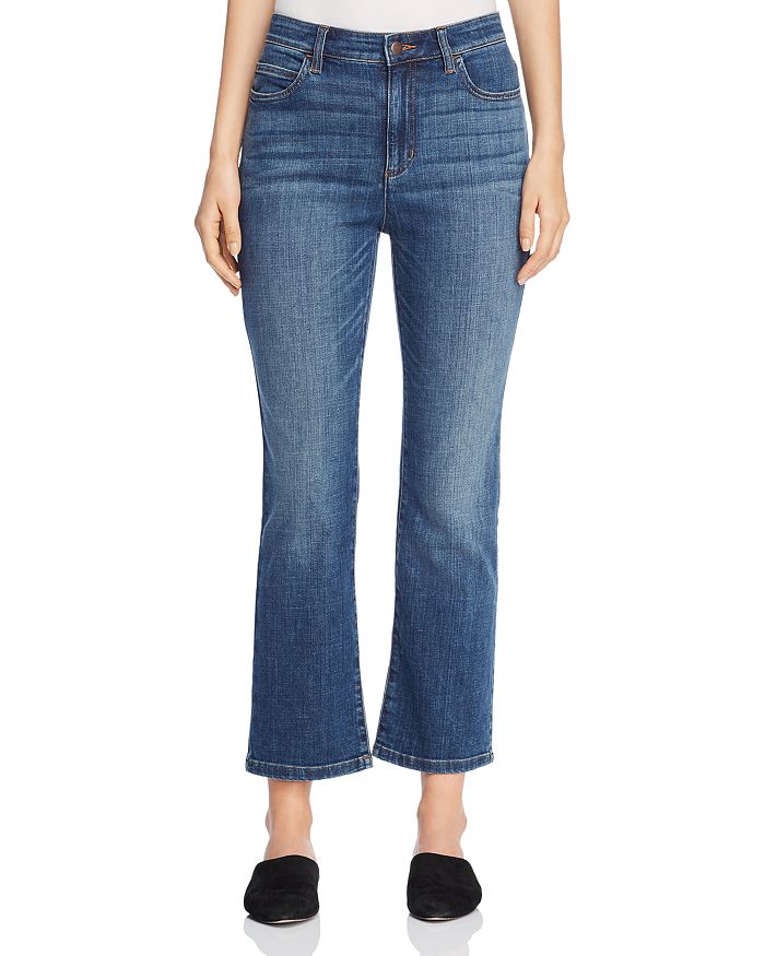 Eileen Fisher Cropped Bootcut Jeans in Aged Indigo Bloomingdale s