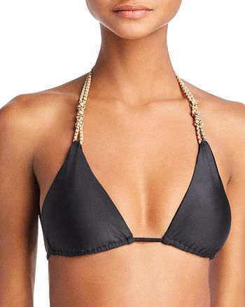 ViX Black Nude Rope Knot Bikini Top | Bloomingdale's