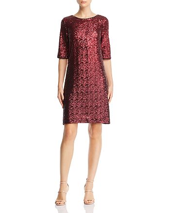 Betsey Johnson Sequined Shift Dress | Bloomingdale's