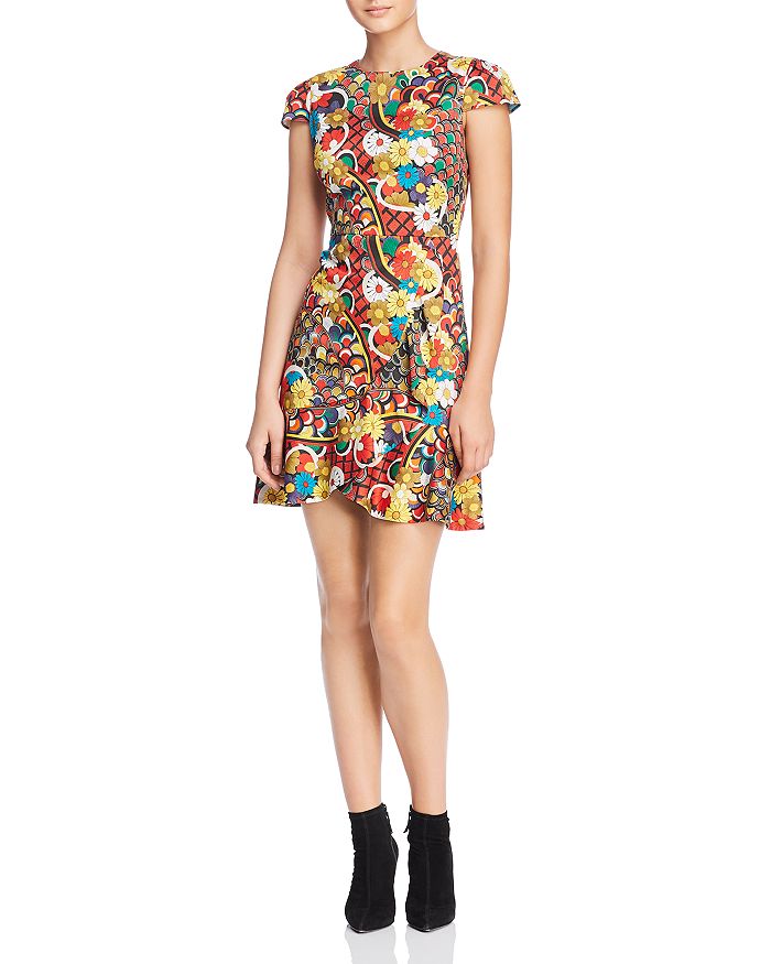 Alice and olivia kirby new arrivals floral dress