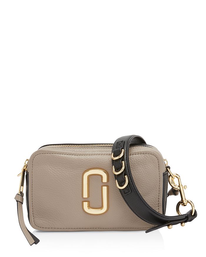Marc Jacobs The Softshot 21 Leather Camera Bag In Cement-Multi | ModeSens
