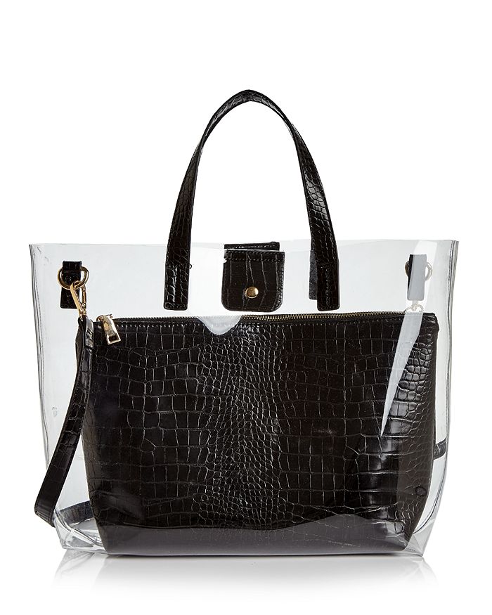 Bloomingdales clear tote deals