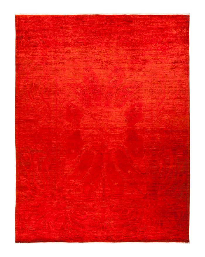 Bloomingdale's Vibrance Yellowstone Hand-knotted Area Rug, 8' 10 X 11' 7 In Red