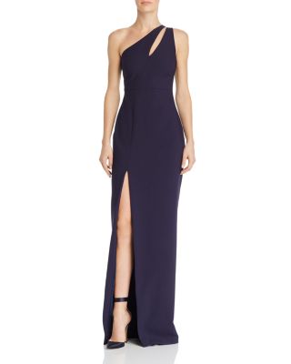 likely roxy one shoulder gown