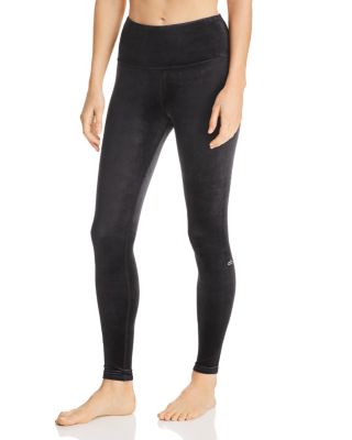 Alo Yoga Posh Velour Leggings Bloomingdale s