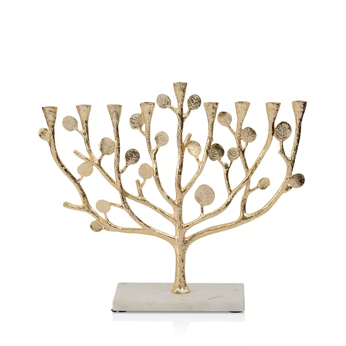 Botanical Leaf Menorah