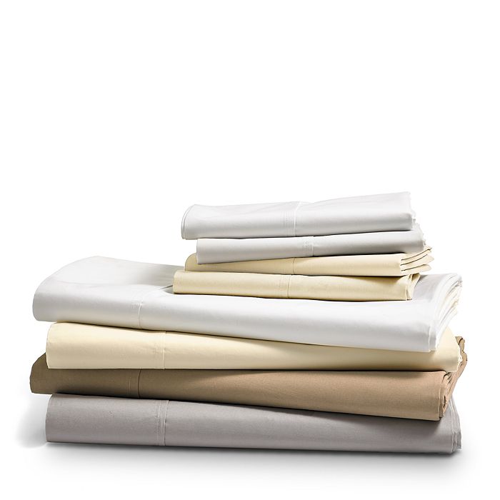 Hudson Park Collection 470tc Percale Solid Sheet Sets 100