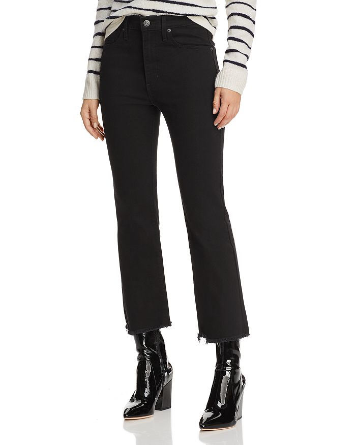 Levi's Mile High Crop Flare Jeans in Pardon My French | Bloomingdale's