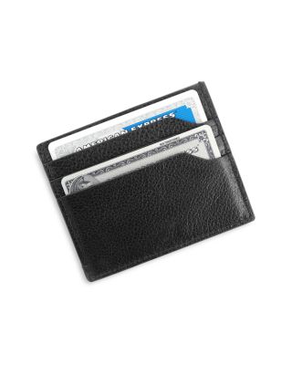 Leather RFID-Blocking Card Case Wallet