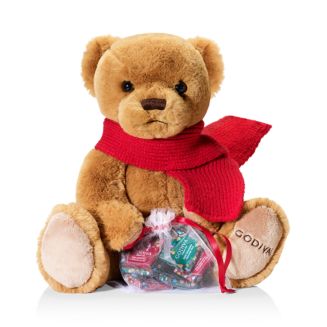 Godiva Holiday 2018 Limited Edition Plush Bear with Chocolate Bloomingdale s