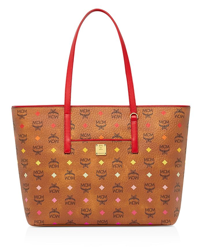 MCM Anya Spektrum Visetos Medium Shopper Tote Bloomingdale s