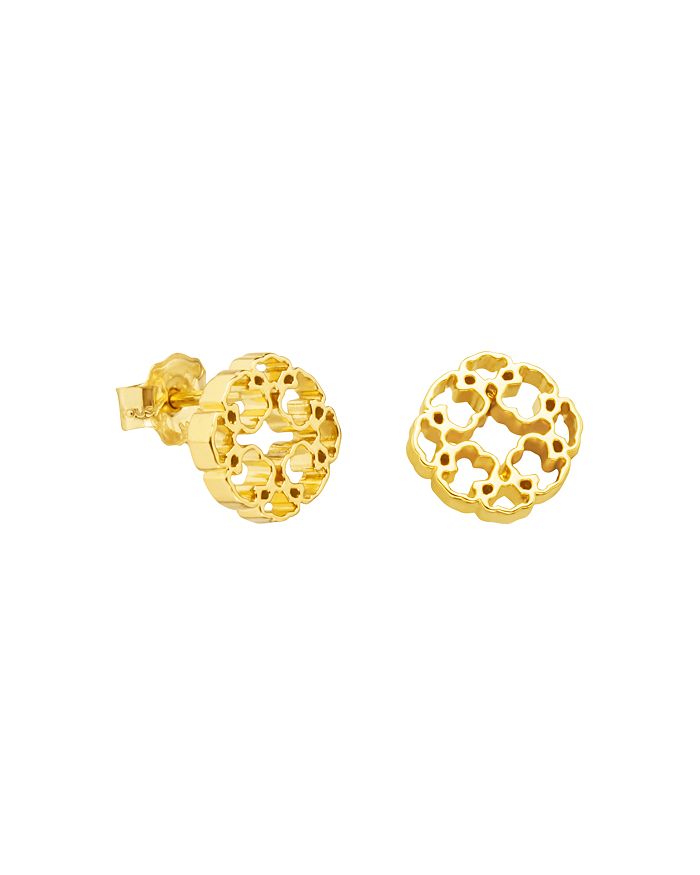 Tous 18k Yellow Gold Mosaic Earrings | ModeSens