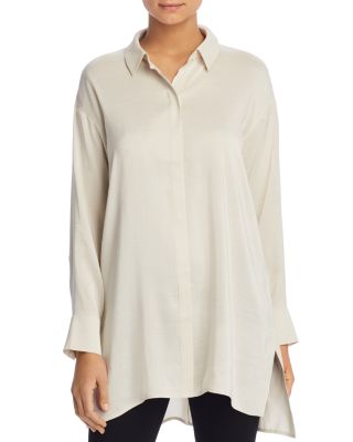 Eileen Fisher - Silk Button-Down Tunic