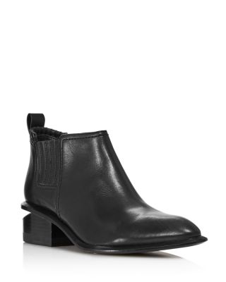 alexander wang kori leather ankle boots