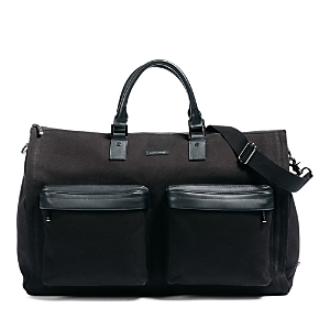 Hook & Albert Hook And Albert Twill Garment Weekender Bag In Black